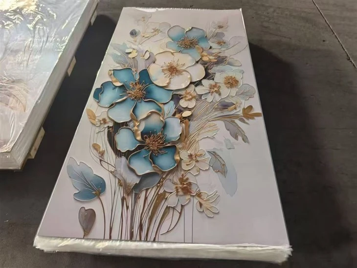 Waterproof 5D UV Coated PVC Marble Decor Sheet factory